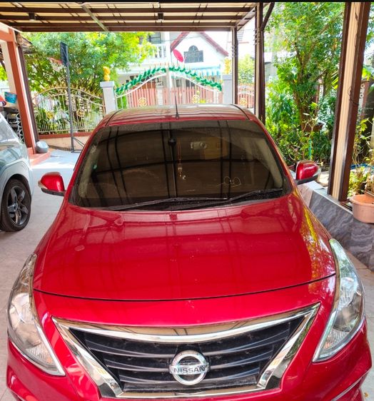 Nissan Almera 2018 1.2 E Sportech Sedan เบนซิน ไม่ติดแก๊ส เกียร์อัตโนมัติ แดง รูปที่ 4