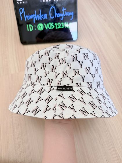 MLB Monogram Bucket Hat New York Yankees 🤍 รูปที่ 2