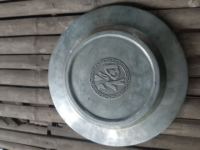 จานเก่ามากฝังพลอยสวยมากของเก่าคนบ้านๆ รูปที่ 7