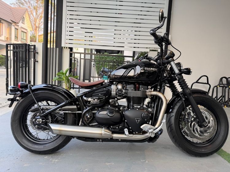 Triumph bobberblack y21จด22 ไมล์3พัน รูปที่ 5