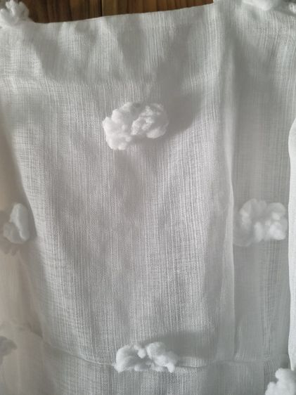 เดรสสีขาว จั๊มสูท ผ้าซีทรูมีสับใน รูปที่ 6