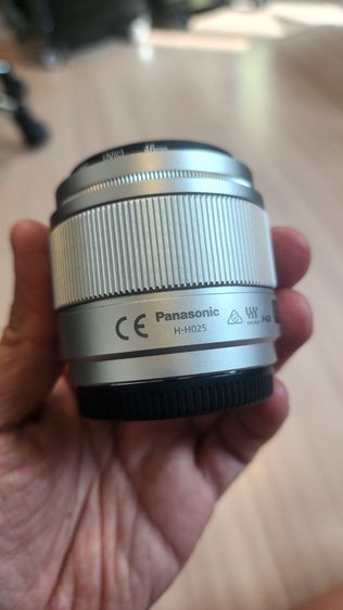ขายเลนส์ Panasonic Lumix G 25mm F1.7 ASPH – สีเงิน สภาพดีมาก ใช้น้อยมาก รูปที่ 3