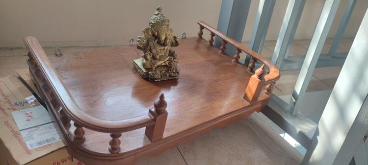 หิ้งพระไม้สัก พร้อมของบูชา3 ชิ้นใหญ่สะสมกว่า30ปี กำลังย้ายไปบ้านใหม่ รูปที่ 3