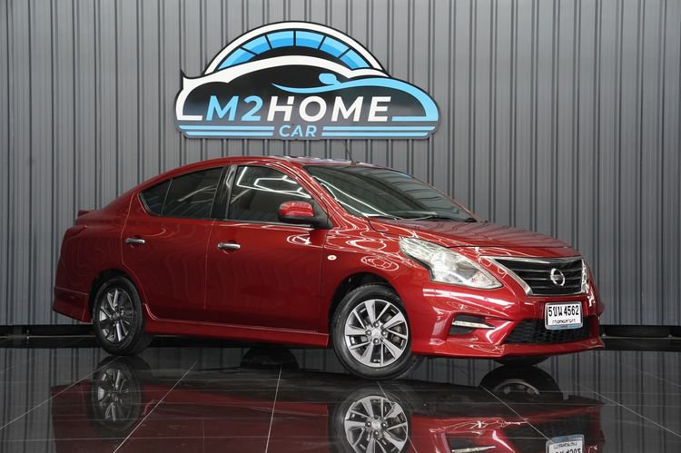 Nissan Almera 2018 1.2 VL Sedan เบนซิน เกียร์อัตโนมัติ แดง รูปที่ 3