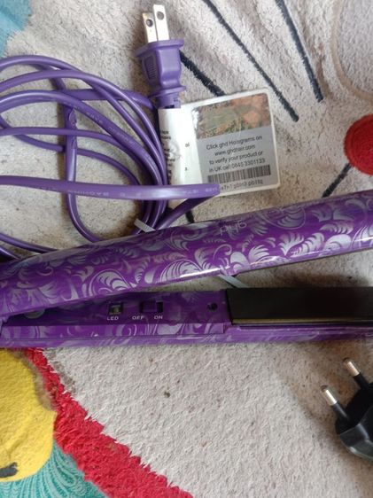 ขายเป็นคู่ไม่แยกที่รีดผมม้วนผมใช้งานได้ปกติ รูปที่ 3