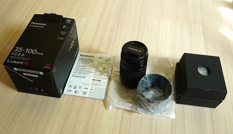 เลนส์ถ่ายไกล  ขายเลนส์โปร Panasonic Lumix G X 35–100mm F2.8 II (H-HSA35100) สภาพดีมาก ใช้น้อยมาก