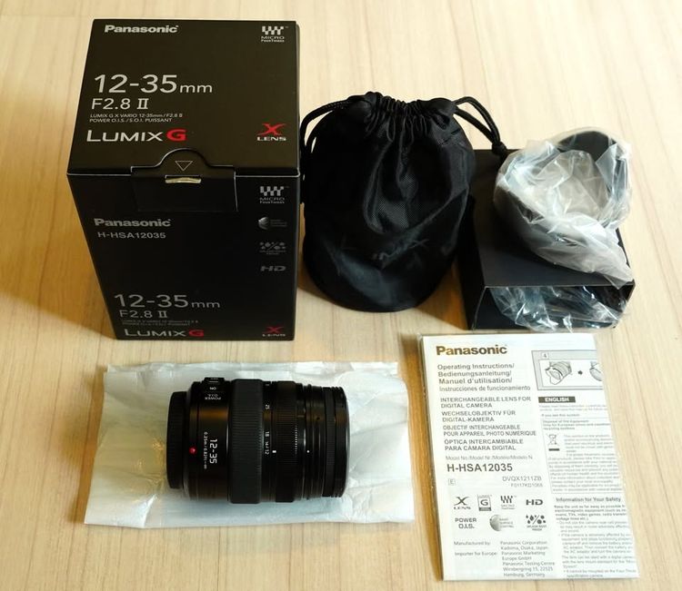 เลนส์มุมกว้าง ขายเลนส์โปร Panasonic Lumix G X 12–35mm F2.8 II (H-HSA12035) สภาพใหม่ ใช้น้อยมาก