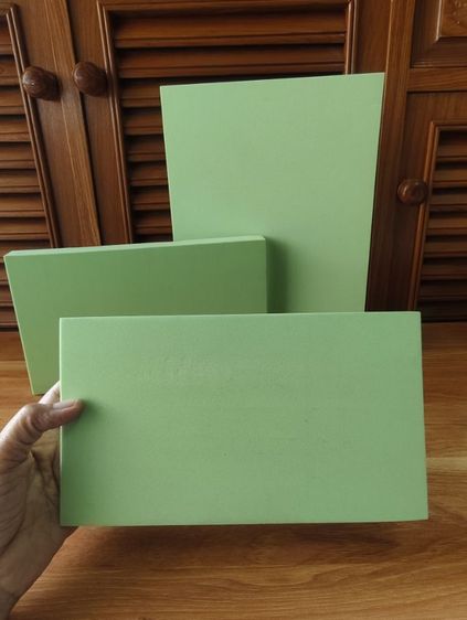 เซ็ตแท่นวางสินค้า 5 ชิ้น Display Prop สินค้าเป็นรอยบางชิ้น ไม่มีผลกับการใช้งานค่ะ รูปที่ 4