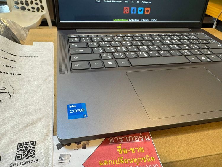 LENOVO IDEAPAD SLIM 3 14IRH10 83K000CTTA - LUNA GREY  รูปที่ 4