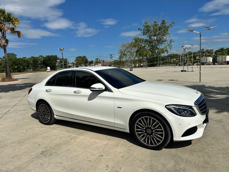 Mercedes-Benz C-Class 2018 C350 Sedan ปลั๊กอินไฮบริด (PHEV) ไม่ติดแก๊ส เกียร์อัตโนมัติ ขาว รูปที่ 3