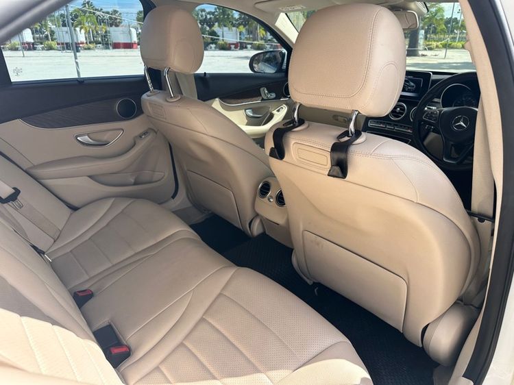 Mercedes-Benz C-Class 2018 C350 Sedan ปลั๊กอินไฮบริด (PHEV) ไม่ติดแก๊ส เกียร์อัตโนมัติ ขาว รูปที่ 4