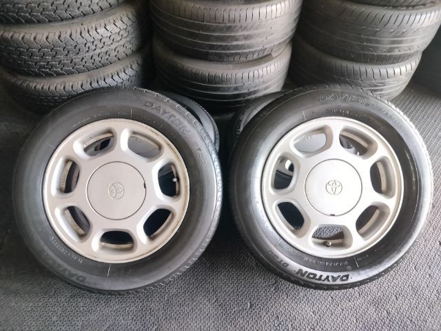 ล้อแม็กโตโยต้าไฮทอคขอบ14 4รู100 พร้อมยาง รูปที่ 3
