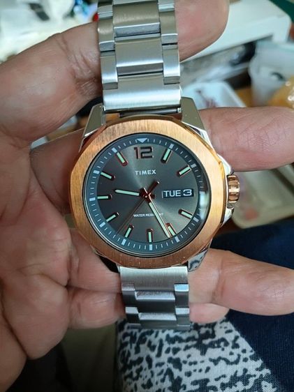 ขาว Timex นาฬิกาข้อมือไทเม็กซ์