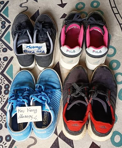 รองเท้าแบรนด์แท้ 4 คู่ 1,000 บาทรวมส่ง เท้าที่เหมาะสม 25 เซนติเมตร เบอร์ 40 (นัดรับเชียงคาน จ.เลย) รูปที่ 3