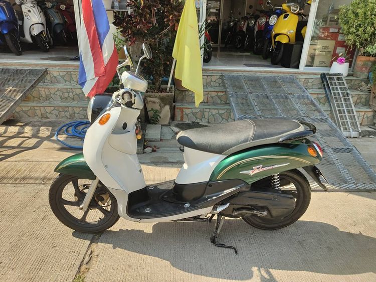 Yamaha 2008 🛵ยังไงก็ขาย Fino ปี 51(งดต่อ ขายตามสภาพ) เครื่องดี สีสวย สตาร์ทมือ เล่มชุดโอนครบ+เปลี่ยนถ่ายน้ำมันเครื่องฟรี ไม่มีส่ง