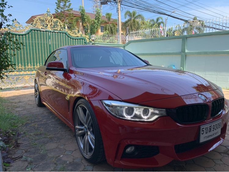 BMW Series 4 2017 420d ดีเซล ไม่ติดแก๊ส เกียร์อัตโนมัติ แดง รูปที่ 3