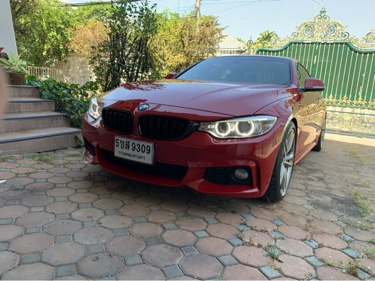 BMW Series 4 2017 420d ดีเซล ไม่ติดแก๊ส เกียร์อัตโนมัติ แดง รูปที่ 4