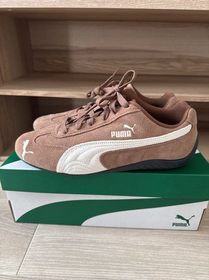 น้ำตาล หนังสังเคราะห์ รองเท้าผ้าใบ UK 7.5 | EU 41 1/3 | US 8 ร้องเท้า PUMA speedcat0G