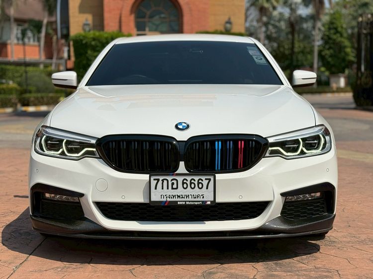 BMW Series 5 2019 520d Sedan ดีเซล เกียร์อัตโนมัติ ขาว รูปที่ 2