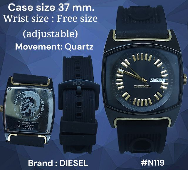 N119 นาฬิกาข้อมือ DIESEL รุ่น DZ-5214 (มือสอง)