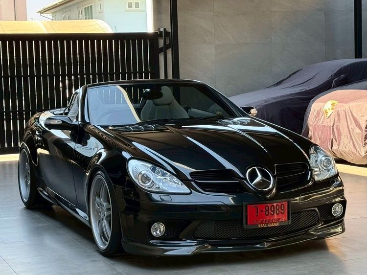 Mercedes-Benz SLK-Class 2005 SLK200 AMG Sedan เบนซิน ไม่ติดแก๊ส เกียร์อัตโนมัติ ดำ รูปที่ 2