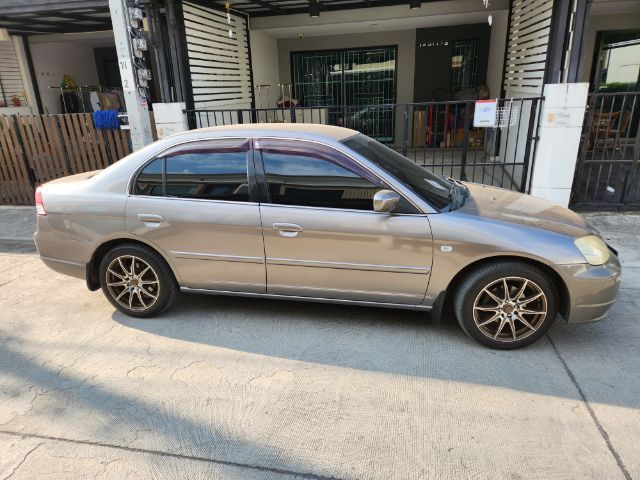 Honda Civic 2001 1.7 VTi Sedan เบนซิน ไม่ติดแก๊ส เกียร์อัตโนมัติ บรอนซ์ทอง รูปที่ 4