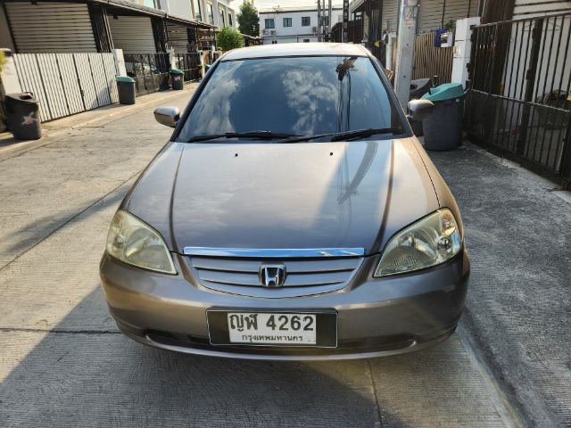 Honda Civic 2001 1.7 VTi Sedan เบนซิน ไม่ติดแก๊ส เกียร์อัตโนมัติ บรอนซ์ทอง รูปที่ 2