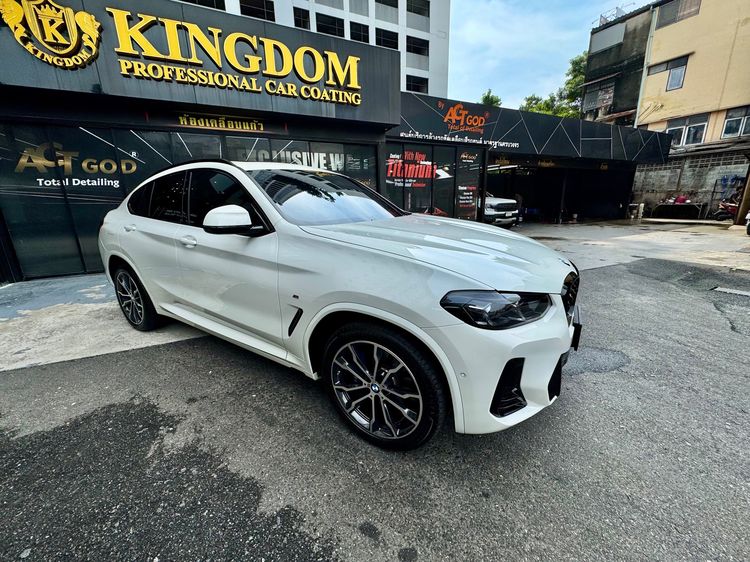 BMW X4 2023 2.0 xDrive20d M Sport 4WD Utility-car ดีเซล ไม่ติดแก๊ส เกียร์อัตโนมัติ ขาว รูปที่ 2