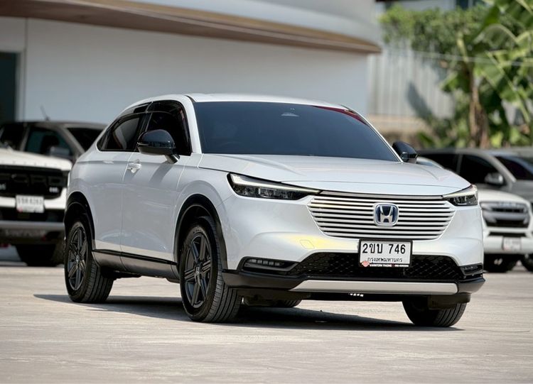 Honda HR-V 2021 1.5 EL e:HEV Utility-car ไฮบริด ไม่ติดแก๊ส เกียร์อัตโนมัติ ขาว รูปที่ 3