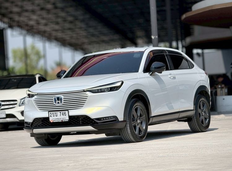 Honda HR-V 2021 1.5 EL e:HEV Utility-car ไฮบริด ไม่ติดแก๊ส เกียร์อัตโนมัติ ขาว