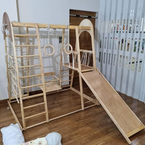 ชุดปีนป่ายสำหรับเด็ก เสริมพัฒนาการสร้างกล้ามเนื้อ 110x150x150 มือสองใช้เองสภาพ90 รูปที่ 3