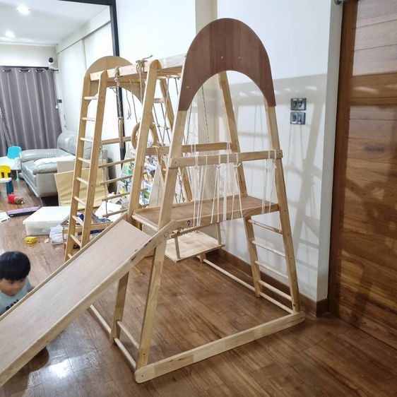 ชุดปีนป่ายสำหรับเด็ก เสริมพัฒนาการสร้างกล้ามเนื้อ 110x150x150 มือสองใช้เองสภาพ90 รูปที่ 5