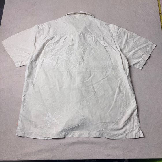 เสื้อเชิ้ต​ Quiksilver Edition ผ้าดีมาก มีลายปักต้อนมะพร้าว​ Size L  รูปที่ 8