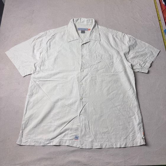 เสื้อเชิ้ต​ Quiksilver Edition ผ้าดีมาก มีลายปักต้อนมะพร้าว​ Size L 