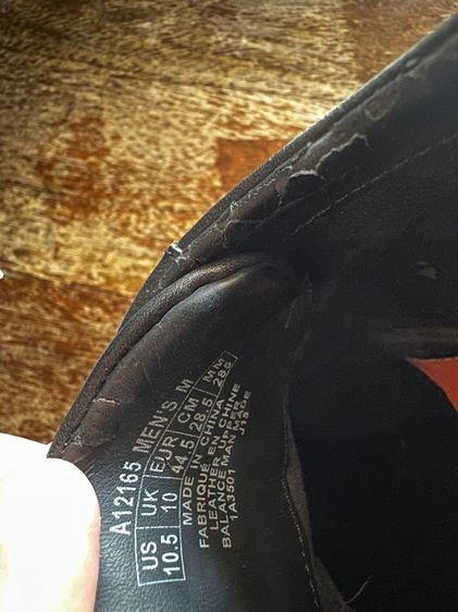 รองเท้าทำงาน size 46 Rock Port ขาย 690 บาท   รูปที่ 4