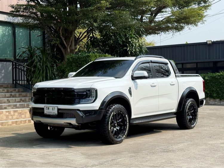 Ford Ranger 2024 2.0 Turbo Hi-Rider XLS Pickup ดีเซล ไม่ติดแก๊ส เกียร์อัตโนมัติ ขาว รูปที่ 2