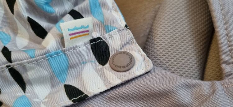 เป้อุ้มเด็ก สีเทา Hipseat by Sorbebe Korea รุ่น Stella ผ้าคอตตอน-ออร์กานิค  รูปที่ 4