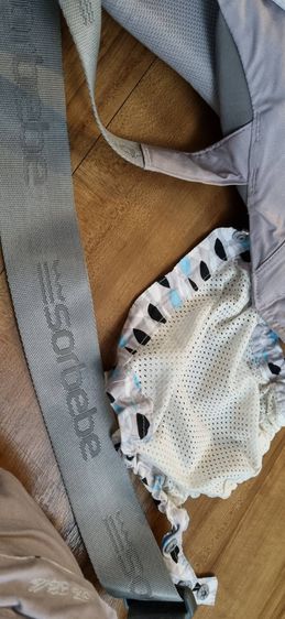 เป้อุ้มเด็ก สีเทา Hipseat by Sorbebe Korea รุ่น Stella ผ้าคอตตอน-ออร์กานิค  รูปที่ 3