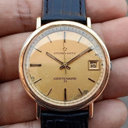 โรสโกลด์ อื่นๆ Eterna Matic Centenaire 71 Pink Gold 