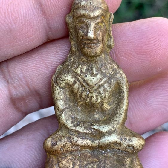 พระงั่งอยุธยา พิมพ์เศรียรโล้นสังวาล2เส้น เครื่องราง รูปที่ 6