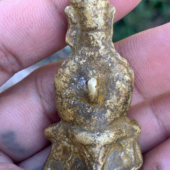 พระงั่งอยุธยา พิมพ์เศรียรโล้นสังวาล2เส้น เครื่องราง รูปที่ 7