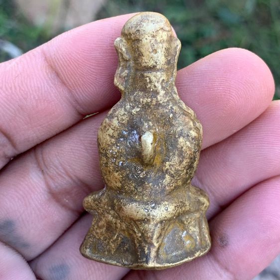 พระงั่งอยุธยา พิมพ์เศรียรโล้นสังวาล2เส้น เครื่องราง รูปที่ 2