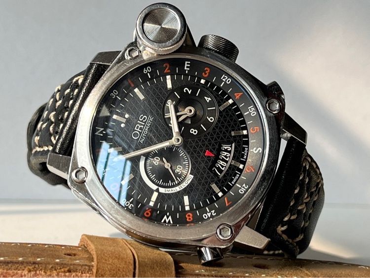 รับเทรด  รุ่นท๊อปสุด Oris BC4 Flight Timer GMT Automatic รูปที่ 9