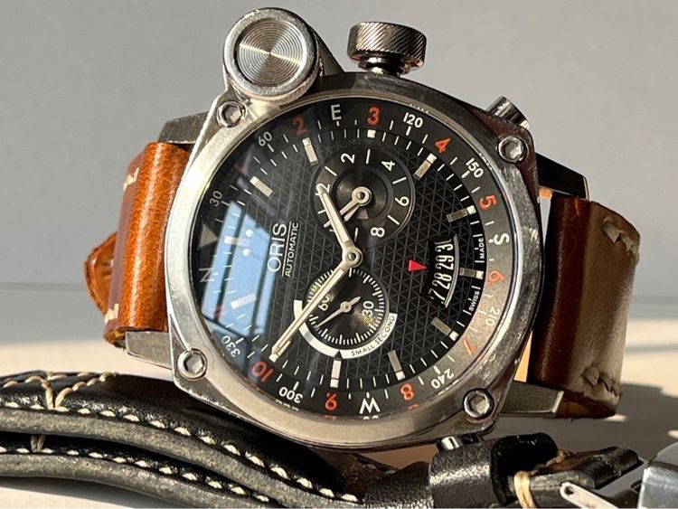 รับเทรด  รุ่นท๊อปสุด Oris BC4 Flight Timer GMT Automatic รูปที่ 18