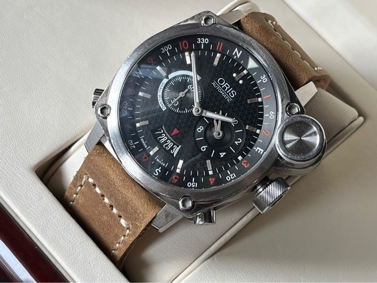 รับเทรด  รุ่นท๊อปสุด Oris BC4 Flight Timer GMT Automatic รูปที่ 11