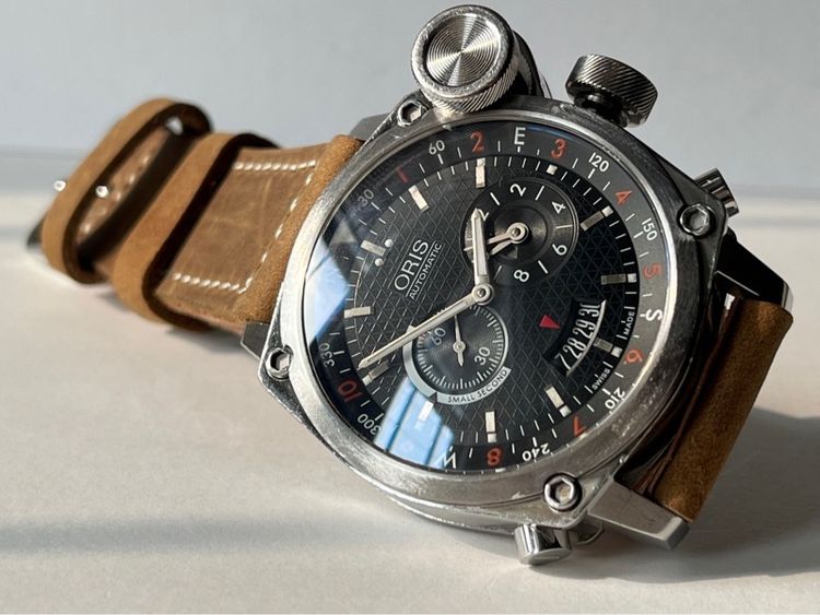 รับเทรด  รุ่นท๊อปสุด Oris BC4 Flight Timer GMT Automatic รูปที่ 15