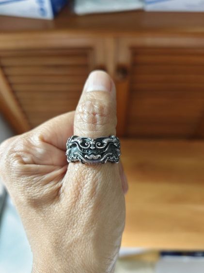 แหวนพระราหู เงินแท้ 92.5 ขนาด 56 รูปที่ 6