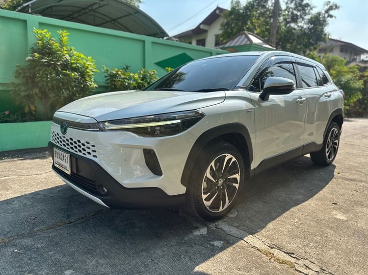 Toyota Corolla Cross 2024 1.8 HEV Premium Utility-car ไฮบริด ไม่ติดแก๊ส เกียร์อัตโนมัติ ขาว รูปที่ 3