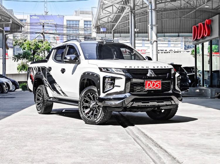 Mitsubishi Triton 2021 2.4 ATHLETE Pickup ดีเซล เกียร์อัตโนมัติ ขาว รูปที่ 4