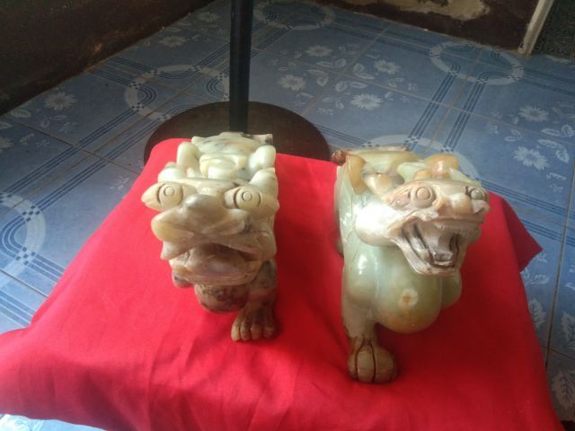 ปี่เซียะหินหยกแกะมือ